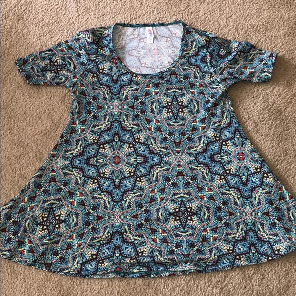 Multicolor short sleeve shirt